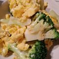 トシくんの嫁's cooksnap of when they made ブロッコリーと卵の塩炒め.