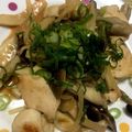 nari-na's cooksnap of when they made ダイエットメニュー！ささみときのこ炒め.