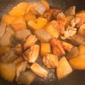 JISU☆'s cooksnap of when they made フライパンで田舎こんにゃくと大根の煮物.