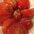 ルナＰボール's cooksnap of when they made 簡単♪美味♪トマトのゴマ和え♪.