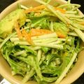 Oサルシ's cooksnap of when they made アボカド水菜のデリ風サラダ.