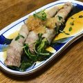 あっかんママ's cooksnap of when they made おろしポン酢豆苗豚バラ巻き.