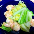つるpigeonn's cooksnap of when they made えびとキャベツの創味シャンタン炒め.