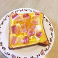 take♪aki♪'s cooksnap of when they made トロトロたまチートースト♬*.+゜.