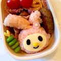ひとミックス☆'s cooksnap of when they made キャラ弁☆マイメロちゃんの七夕弁当.