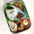 LuckyBerry's cooksnap of when they made キャラ弁★スヌーピーのまるぱんサンド.
