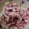 shella's cooksnap of when they made 新玉ねぎのしそ酢漬け.