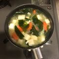 料理インコ's cooksnap of when they made キャベツたっぷりお味噌汁.