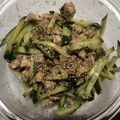 クックAFGYDQ☆'s cooksnap of when they made ☆キュウリとチャーシューのピリ辛和え☆.