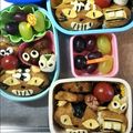 KKTmom's cooksnap of when they made ❁キャラ弁❁おいなり猫バス❁.