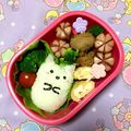さく饅's cooksnap of when they made すみっコぐらしキャラ弁♪春待つしろくま.