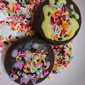 やんッチ's cooksnap of when they made もっと簡単プチチョコパイのデコレーション.