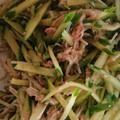 すけたろ3's cooksnap of when they made 【作り置き】胡瓜とえのき茸のツナごま和え.