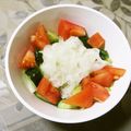 ふれんでぃあ's cooksnap of when they made トマトと蛇腹きゅうりの玉ねぎドレッシング.