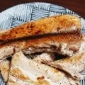 ぴこひろ's cooksnap of when they made 鮪のあら・黒胡椒にんにくステーキ.