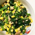 ロッククロック's cooksnap of when they made ほうれん草とツナコーン炒め.