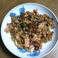 あんアキ's cooksnap of when they made 楽うま♡長ネギとベーコンのきんぴらごぼう.