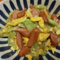 みっちゃん829's cooksnap of when they made ウインナーとブロッコリーの茎中華炒め風.