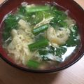 ミユミユ24's cooksnap of when they made ほうれん草と卵の味噌汁♪.