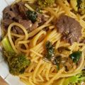 なちゅ☆☆'s cooksnap of when they made おかわりしたい！★牛肉とネギのパスタ★.