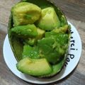 ヨッコモック's cooksnap of when they made 簡単★アボカドの大葉にんにく醤油和え.