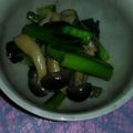 クック2K99PY☆'s cooksnap of when they made 小松菜としめじの中華炒め.