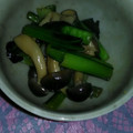 クック2K99PY☆'s cooksnap of when they made 小松菜としめじの中華炒め.
