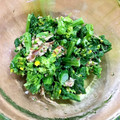 ジュニオさん's cooksnap of when they made 鰹節で苦味軽減♪菜の花のおかかマヨ和え.