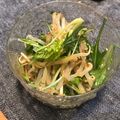 ひろと＾＿＾ママ's cooksnap of when they made 簡単！水菜ともやしのシャキシャキサラダ.
