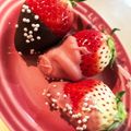 yucahoney's cooksnap of when they made 甘酸っぱい♥いちごチョコ.