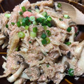 まってぃ。's cooksnap of when they made きのこの明太子バター炒め.