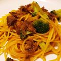 rpandachan's cooksnap of when they made 簡単！牛肉とほうれん草の甘辛和風パスタ.
