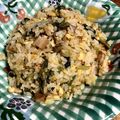 chiyomin♪'s cooksnap of when they made 御殿場小山特産水かけ菜漬のチャーハン Ⅱ.