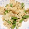 じゅるちゃん's cooksnap of when they made スナップえんどうのふわふわたまご.
