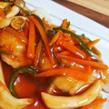 まろ's cooksnap of when they made 簡単本格中華真鱈の唐揚げ黒酢餡掛け.