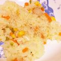 SASAぴー's cooksnap of when they made 炊飯器で簡単海老ピラフ.