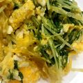 はに333's cooksnap of when they made シャキシャキ水菜の極ウマ玉子炒め.