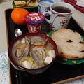 イチゴ、イチゴ。's cooksnap of when they made 春キャベツとあさりと人参のお味噌汁.