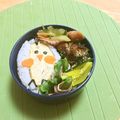 komutatata's cooksnap of when they made 巻き寿司☆簡単♩恵方巻き☆酉年☆キャラ弁.
