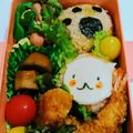 HAPPY☆KURO's cooksnap of when they made 大人 キャラ弁・猫でごめん弁当.