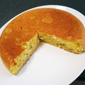 白湯ぱいたん's cooksnap of when they made 炊飯器でごろごろ林檎ホットケーキ.