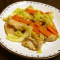 yukko2810's cooksnap of when they made 鳥むね肉と野菜のぽん酢炒め.