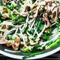 クックKQ8OSO☆'s cooksnap of when they made 簡単中華・豚肉とニラとモヤシの塩炒め.