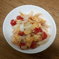 ポニーリボン's cooksnap of when they made 新たまねぎとトマトの卵炒め.