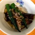 こうきとだいきママ's cooksnap of when they made なすとオクラの煮浸し.