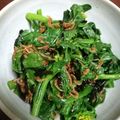 LANAROY's cooksnap of when they made 菜の花と塩昆布和え.