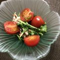 ポメのずんさん's cooksnap of when they made アーリオ･オーリオ☆水菜とカニカマ.