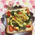 ぽぽきゅ's cooksnap of when they made トマト×ブロッコリーの和カレートースト.