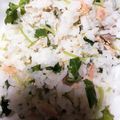 hanayukimama's cooksnap of when they made 鮭と三つ葉の超簡単！混ぜご飯.