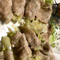 ちびけんママ's cooksnap of when they made レタしゃぶ風♫レタスと豚バラの塩ロール.